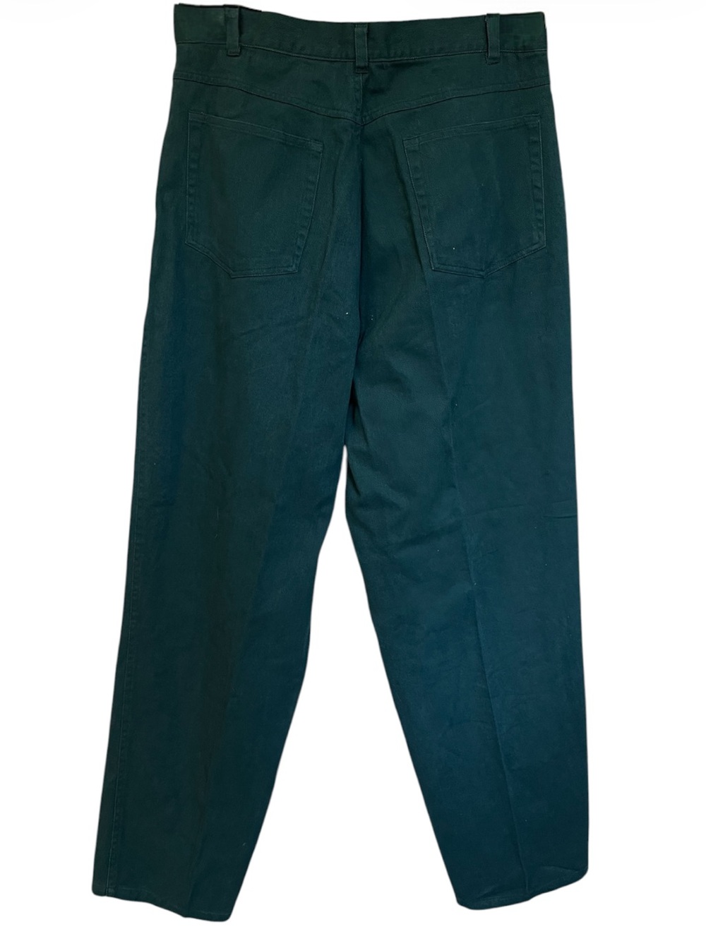 Vintage Cotton Ginny Women’s 30 Green High Rise Barrel Leg Cotton Pants - Picture 4 of 7